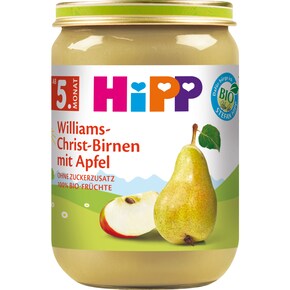 HiPP Bio Williams-Christ-Birnen mit Apfel ab 5. Monat Bild 0