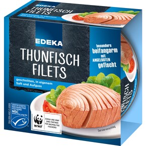 EDEKA Thunfischfilets in eigenem Saft und Aufguss Bild 0