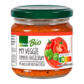 EDEKA Bio + Vegan Streichcreme Tomate-Basilikum Bild 0