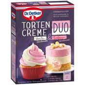 Dr.Oetker Torten Creme DUO Vanille- & Erdbeergeschmack