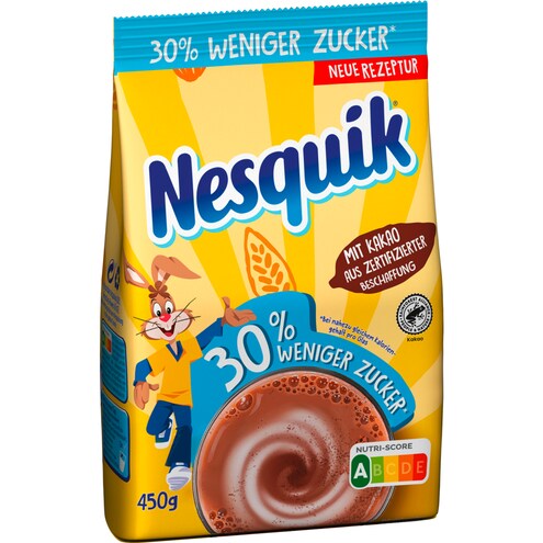 Nestlé Nesquik 30 % weniger Zucker Nachfüllbeutel