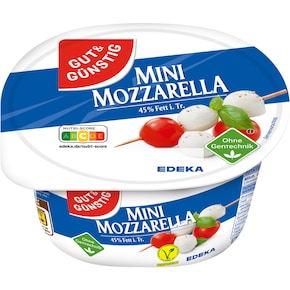 GUT&GÜNSTIG Mini Mozzarella 45% Fett i. Tr. Bild 0