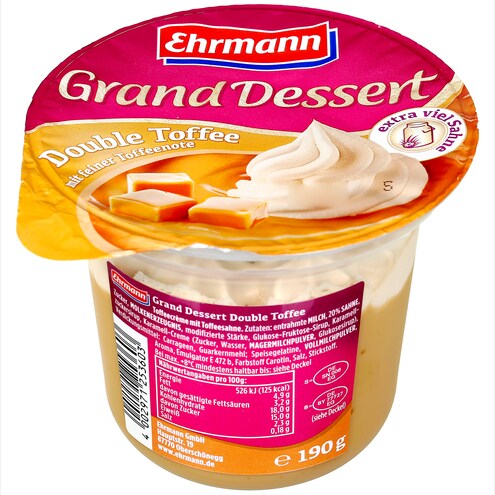 Ehrmann Grand Dessert Double Toffee