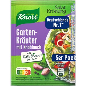 Knorr Salatkrönung Gartenkräuter mit Knoblauch Bild 0