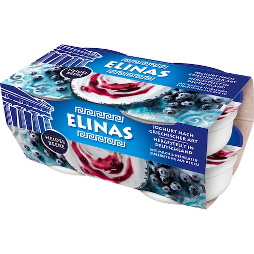 Elinas Joghurt nach griechischer Art Heidelbeere 9,4 % Fett