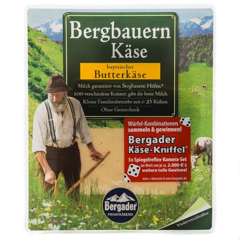 Bergader Bergbauern Käse bayerischer Butterkäse