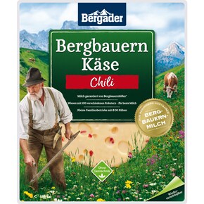 Bergader Bergbauern Käse Chili Scheiben 48 % Fett i. Tr. Bild 0
