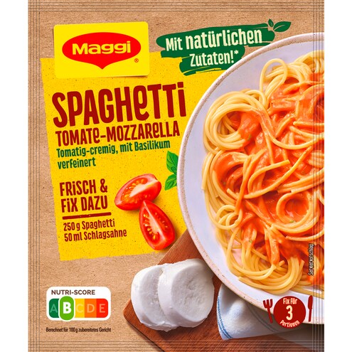 Maggi Idee für... Spaghetti Tomate Mozzarella