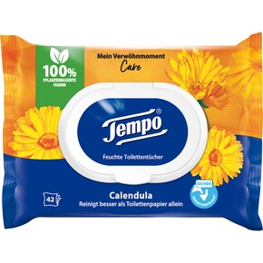 Tempo Verwöhnmoment Calendula&Kamille feuchtes Toilettenpapier Bild 0