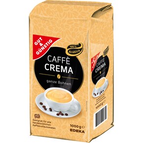 GUT&GÜNSTIG Caffè Crema, ganze Bohnen Bild 0