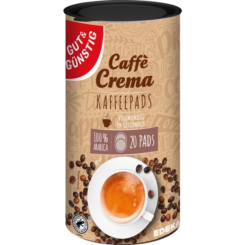 GUT&GÜNSTIG Kaffee-Pads Caffè Crema
