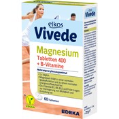 elkos Vivede Magnesium Tabletten 400 + B-Vitamine