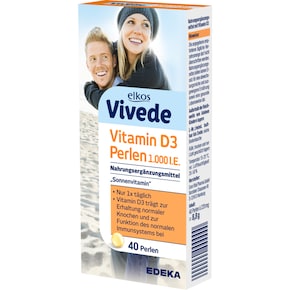 EDEKA elkos VIVEDE Vitamin D3 Perlen Bild 0