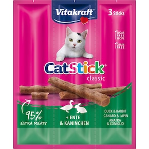 Vitakraft Cat-Stick Mini Ente/Kaninchen Bild 0