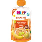HiPP Bio Snackie Birne-Banane-Traube mit Hafer ab 1 Jahr