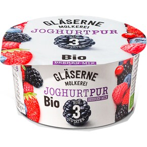 Gläserne Molkerei Bio Joghurtpur Beeren-Mix 3,8 % Fett Bild 0