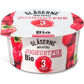 Gläserne Molkerei Bio Joghurtpur Himbeer 3,8 % Fett Bild 0