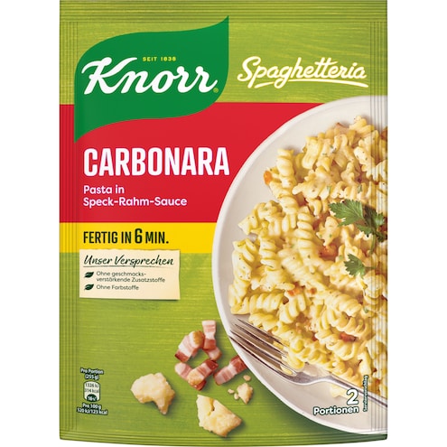 Knorr Spaghetteria Carbonara Nudel
