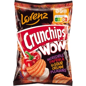 Lorenz Crunchips Wow Paprika & Sour Cream Bild 0