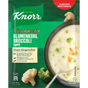 Knorr Feinschmecker Blumenkohl Broccoli Suppe Bild 0