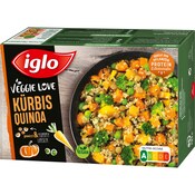 iglo Veggie Love mit Kürbis Quinoa