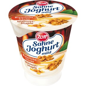 Zott Sahne-Joghurt mild Walnuss & Maple 10 % Fett Bild 0