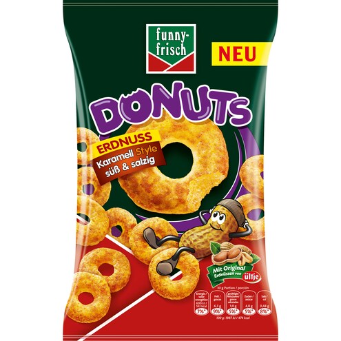 Funny-Frisch Erdnuss Donuts süß&salzig
