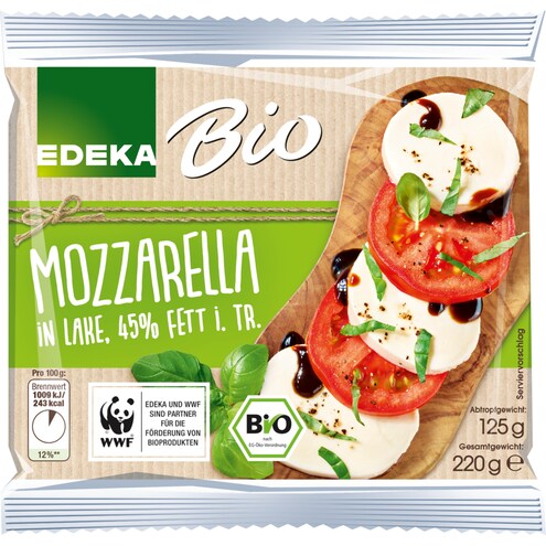 EDEKA Bio Mozzarella 45% Fett i. Tr.