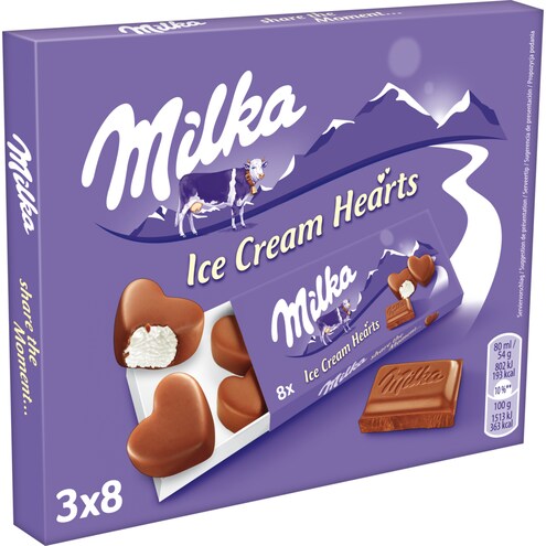 Milka Ice Cream Hearts Bild 1