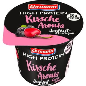 Ehrmann High Protein Joghurt-Erzeugnis Kirsche Aronia 0,4 % Fett Bild 0
