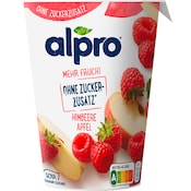 alpro Soja-Joghurtalternative mehr Frucht Himbeere-Apfel