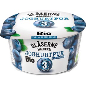 Gläserne Molkerei Bio Joghurtpur Blaubeere 3,8 % Fett Bild 0