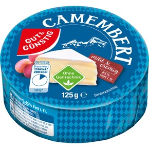 GUT&GÜNSTIG Deutscher Camembert 45% Fett i. Tr. Bild 0