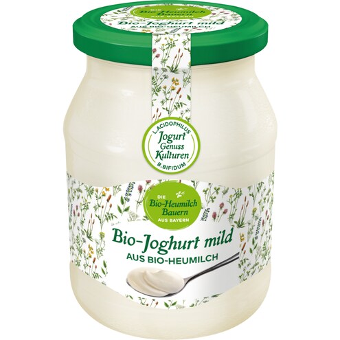 Die Bio-Heumilch Bauern aus Bayern Bio Joghurt mild 3,8 % Fett