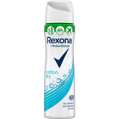 Rexona Deo Spray Compressed Cotton Dry Anti Transpirant Bei Bringmeister Online Bestellen