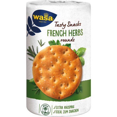 Wasa Tasty Snacks Rounds French Herbs Bild 1