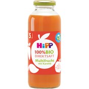 HiPP 100 % Bio Direktsaft Multifrucht mit Karotte ab 4. Monat