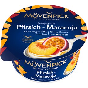 MÖVENPICK Feinjoghurt Pfirsich-Maracuja 14 % Fett Bild 0