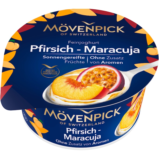 MÖVENPICK Feinjoghurt Pfirsich-Maracuja 14 % Fett | bei Bringmeister ...