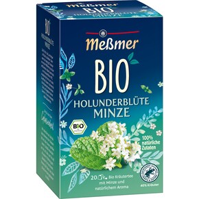 Meßmer Bio Holunderblüte Minze Bild 0