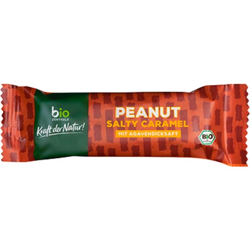 Bio Zentrale Bio Peanut Salty Caramel Riegel
