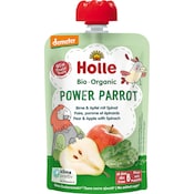 Holle Demeter Power Parrot Birne & Apfel mit Spinat ab 6. Monat