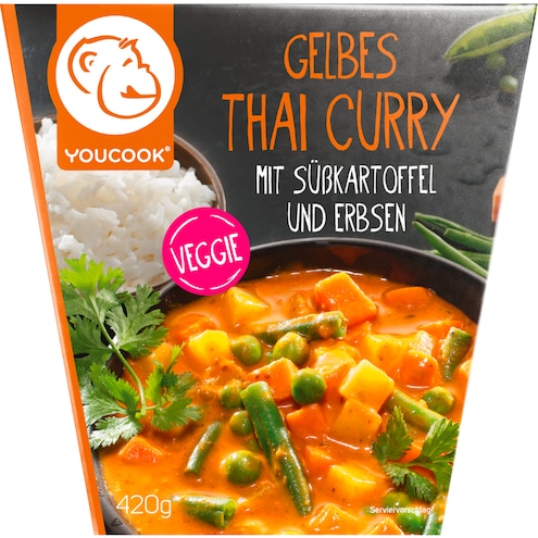 YOUCOOK Gelbes Thai Curry vegetarisch