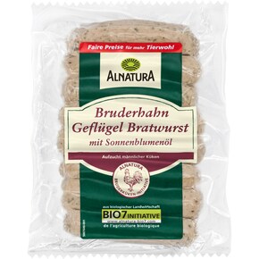 Alnatura Bio Geflügel-Bratwurst aus Bruderhahnfleisch Bild 0