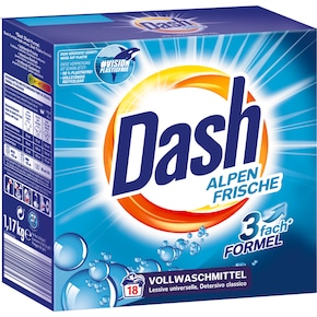 Dash Vollwaschmittel Alpenfrische für 18 Wäschen Bild 0