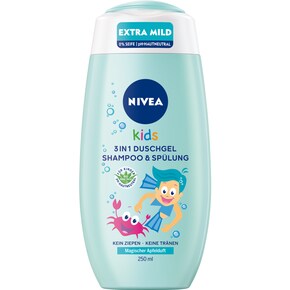 Nivea Kids 3in1 Duschgel, Shampoo & Spülung Magischer Apfelduft Bild 0