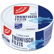 GUT&GÜNSTIG Thunfischfilets in eigenem Saft und Aufguss