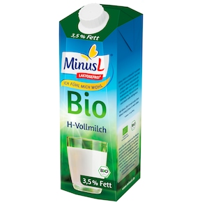 MinusL Bio H-Milch 3,5 % Fett Bild 0