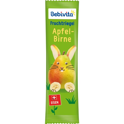 Bebivita Beiss Mich! Früchte-Riegel Apfel-Birne ab 1 Jahr