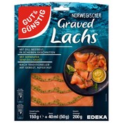 GUT & GÜNSTIG Graved Lachs mit Senf-Dill-Sauce
